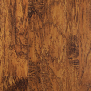 An assembled section of vinyl flooring